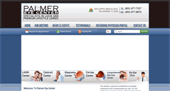 Desktop Screenshot of palmereye.com